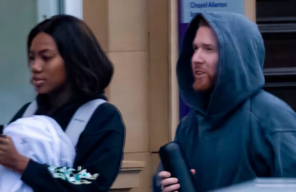 Strictly Come Dancings Neil Jones and fiancé Chyna Mills seen for first time with baby daughter