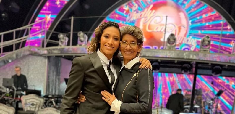 Strictly pro Karen Hauer’s mum is the spitting image of her in sweet backstage snaps