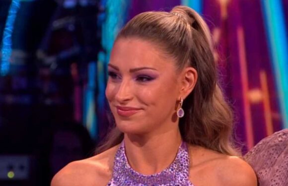 Strictly star sparks fan fears as she struggles to hold back tears on show | The Sun