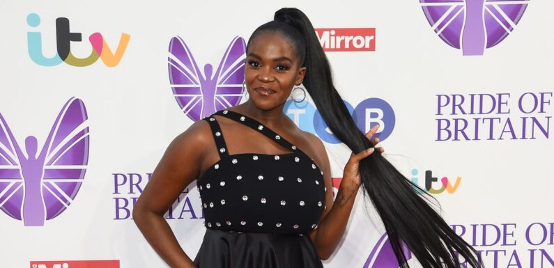 Strictly’s Oti Mabuse cradles bump at Pride Of Britain amid ‘painful’ pregnancy complication