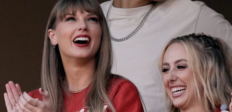 Taylor Swift sends Brittany Mahomes a1989 (Taylor's Version) gift