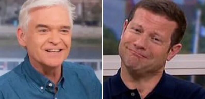 This Morning hosts in awkward moment as Phillip Schofield gets mentioned