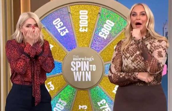 This Morning in chaos as Holly Willoughby tells off Spin to Win caller – but makes a massive mistake | The Sun