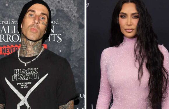 Travis Barker Finally Reacts to THOSE Kim Kardashian Rumors