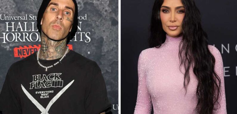 Travis Barker Finally Reacts to THOSE Kim Kardashian Rumors