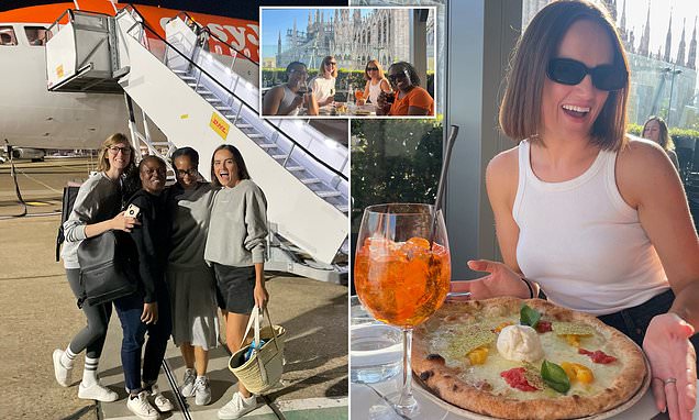 We flew to Milan for an 18-hour spa trip for just £102