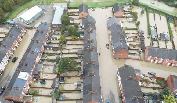 Woman in her 80s is found dead at home after Storm Babet