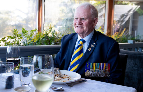 A remarkable coincidence at lunch with Ray James, witness to one of our worst naval disasters