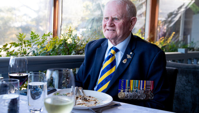 A remarkable coincidence at lunch with Ray James, witness to one of our worst naval disasters