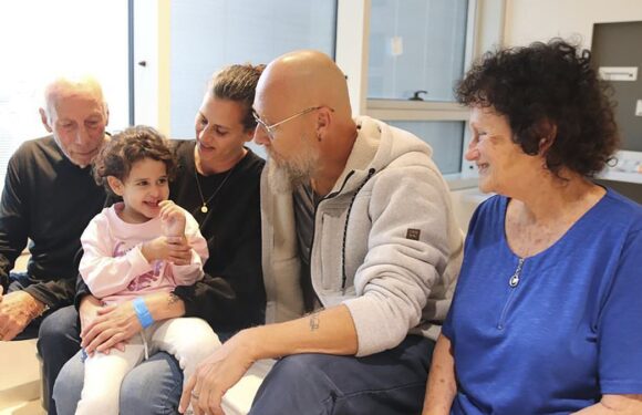 American girl, 4, is reunited with family after release by Hamas