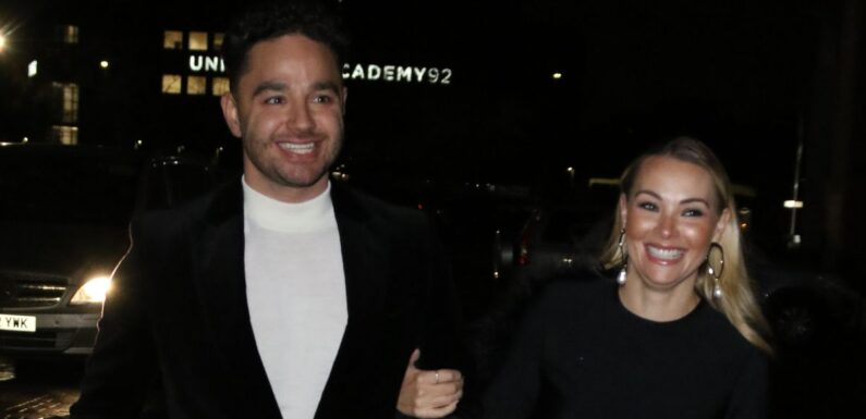 BBC Strictly’s Adam Thomas looks dapper on date night with wife Caroline after show exit