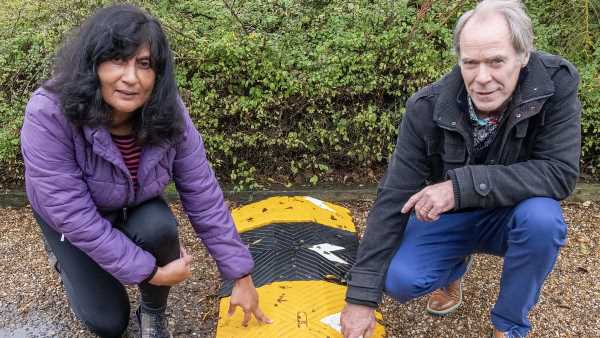 Battle of the speed bumps! Locals at war over traffic-calming upgrade