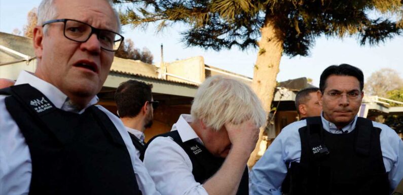 Boris looks devastated in emotional trip to Israel kibbutz destroyed by Hamas terrorists as he slams ‘evil’ massacre | The Sun