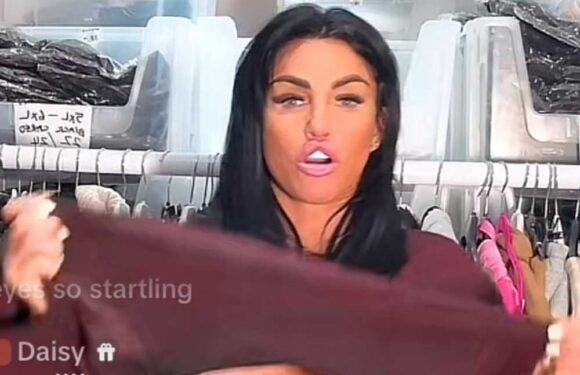 Braless Katie Price accidentally flashes fans after it’s revealed she’s ‘in agony from wonky boobs’ | The Sun