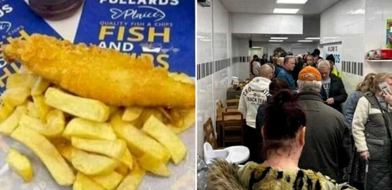 Britain’s ‘cheapest’ fish and chips on sale for just 99p – with hungry customers queuing for hours to get their fill – The Sun | The Sun
