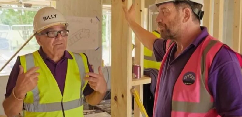 DIY SOS star Billy Byrne chokes back tears in Children in Need episode