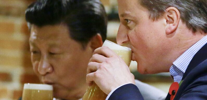 David Cameron's return to government is welcomed by Beijing