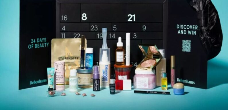 Debenhams beauty advent calendar gets extra reduction – saving over £317