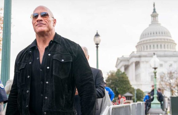 Dwayne 'The Rock' Johnson Sits Down with U.S. Senators On Capitol Hill