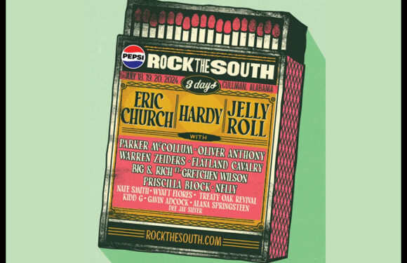 Eric Church, Hardy & Jelly Roll To Headline Pepsi Rock The South 2024