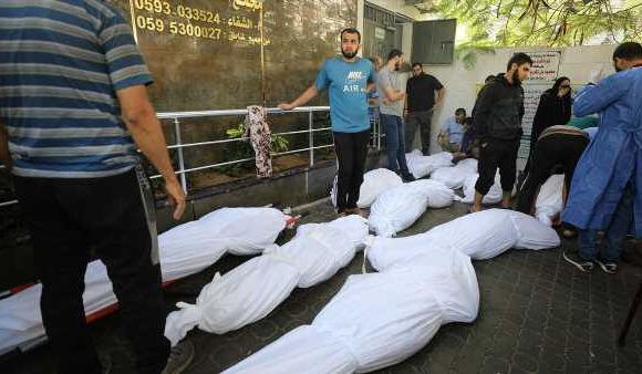Gaza's biggest hospital has almost 180 people buried in mass grave