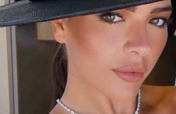 Gemma Owen classy and elegant as she glams up for the Melbourne Cup