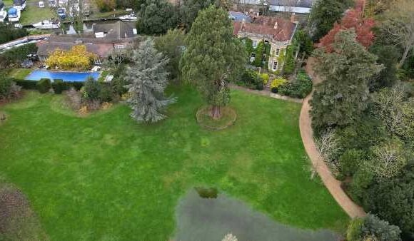 George and Amal Clooney's back garden flooded at £20m mansion