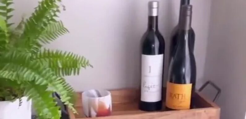 Home owner transforms basic IKEA cabinet into plush wine bar using simple hack – and everyone loves it | The Sun