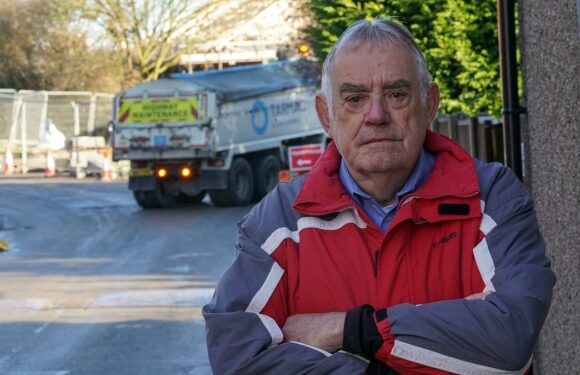 Homeowners living in 'misery' as trucks cover their homes in dirt