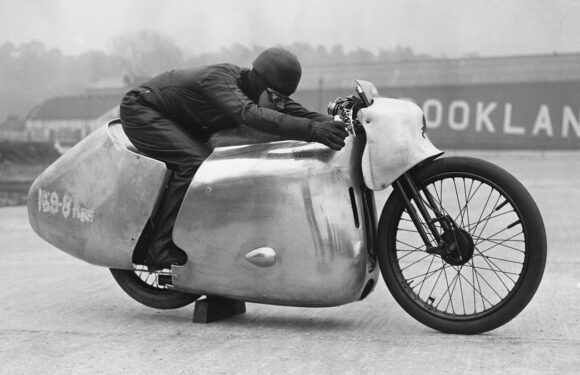 How British rider beat the Nazis' motorbike record with 169mph run
