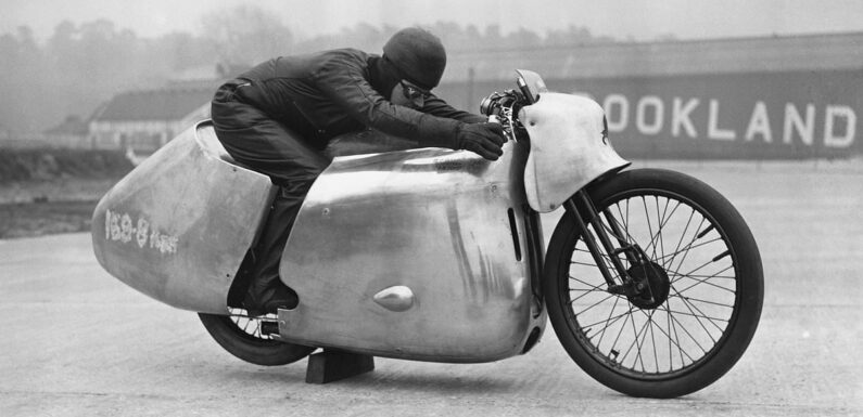 How British rider beat the Nazis' motorbike record with 169mph run