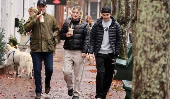 Hunter buys slippers, Biden grandkids get coffee in chilly Nantucket
