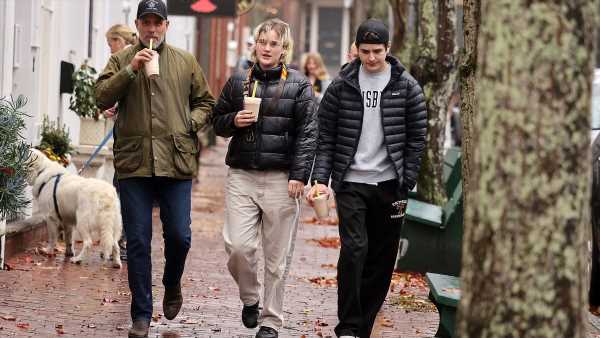 Hunter buys slippers, Biden grandkids get coffee in chilly Nantucket