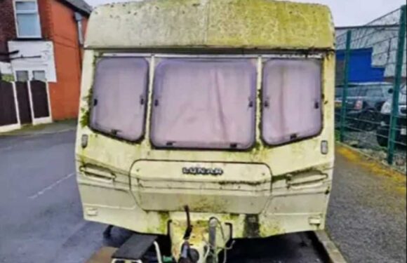 I bagged a mouldy, damp caravan for free from Facebook Marketplace – I used Shein and Amazon buys to give it a new look | The Sun