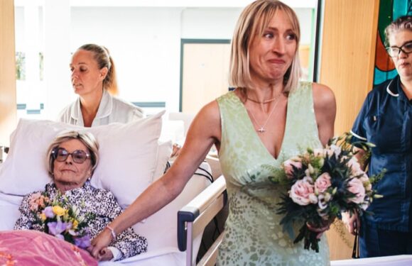 I granted my mother's dying wish by getting married at her bedside