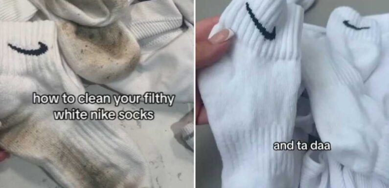 I hate trying to get my grubby socks white again, but then discovered a £1.70 hack that’s changed my life for good | The Sun