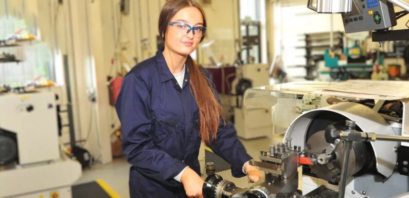 I was told girls cant be engineers – but I love proving the lads wrong