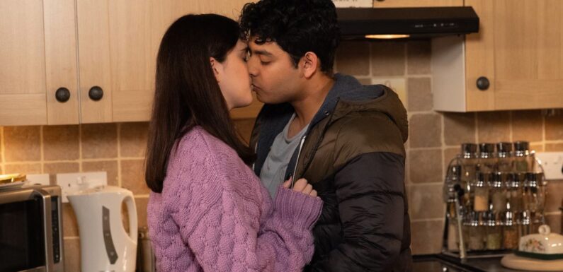 ITV Coronation Street spoilers – Amy and Aadi share shock kiss after a brush with the law