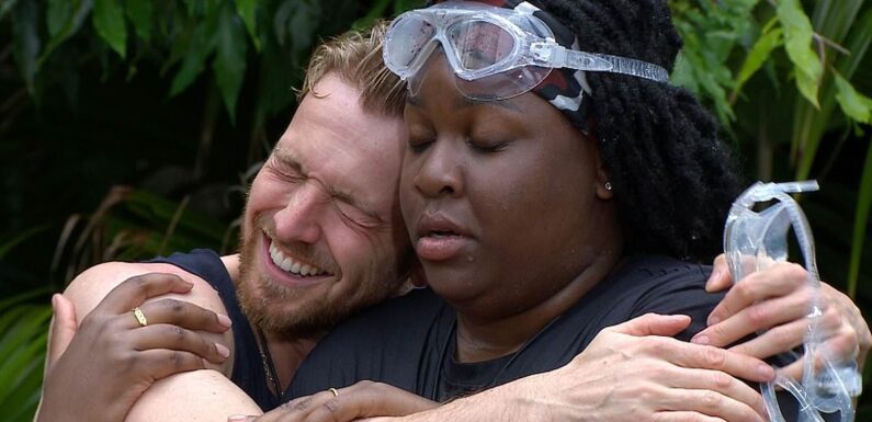 I'm A Celeb's Nella and Sam win 10 out of 12 stars in water trial