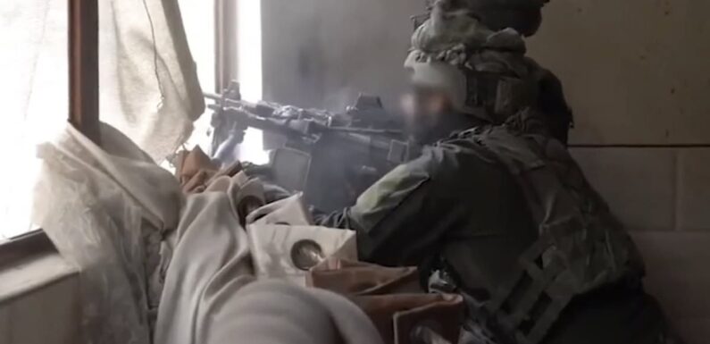 Intense helmet-cam video shows IDF commandos operating in Gaza