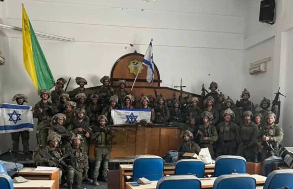 Israel soldiers take over Hamas parliament and police HQ as they claim terrorists have now ‘lost control of Gaza’ | The Sun