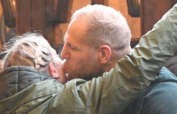 James Haskell kisses goodbye to mystery blonde woman after ‘complicated’ Chloe Madeley split