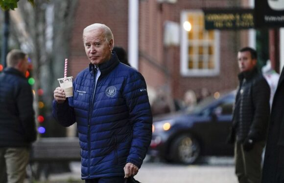 Joe Biden gets booed and heckled as protesters are kept away from him