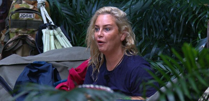 Josie Gibson sucking on her THUMB in I'm A Celebrity