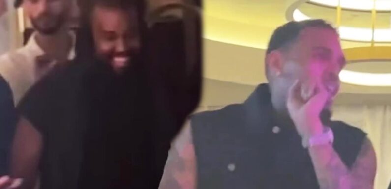 Kanye West and Chris Brown SLAMMED for dancing to 'antisemitic' track