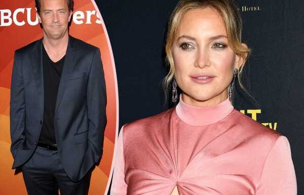 Kate Hudson Pays Tribute To Matthew Perry: 'To Know Him Was To Adore Him'