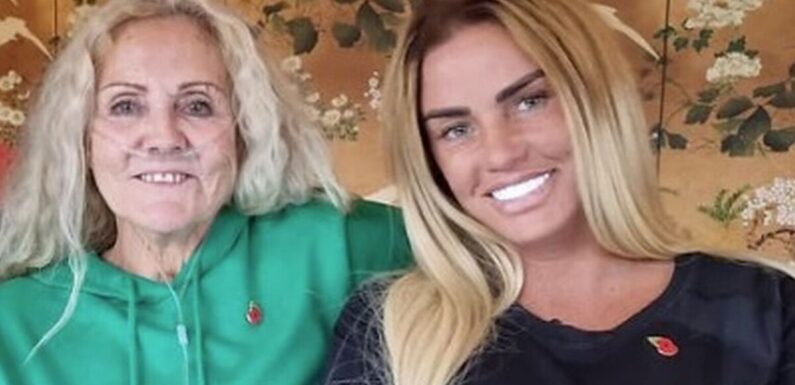 Katie Price’s mum admits ‘had a few set backs’ in heartbreaking health update