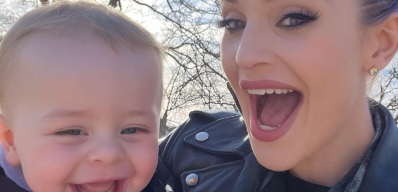 Kelly Osbourne proudly shows off first tooth for son Sidney, 1, in sweet snap