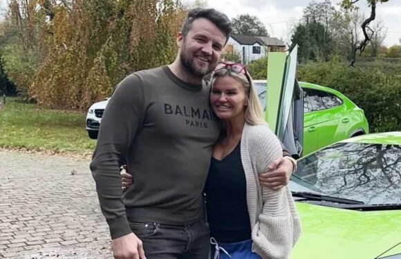 Kerry Katona shows off her fleet of £500k Lamborghinis as professional boxer pays visit to her mansion | The Sun