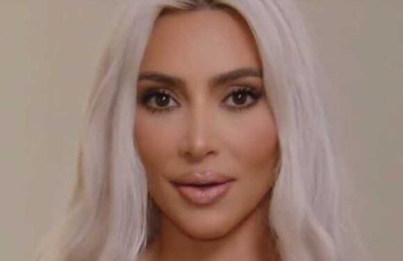 Kim Kardashian nearly suffers major NSFW wardrobe malfunction in a completely sheer bra for new Skims ad | The Sun